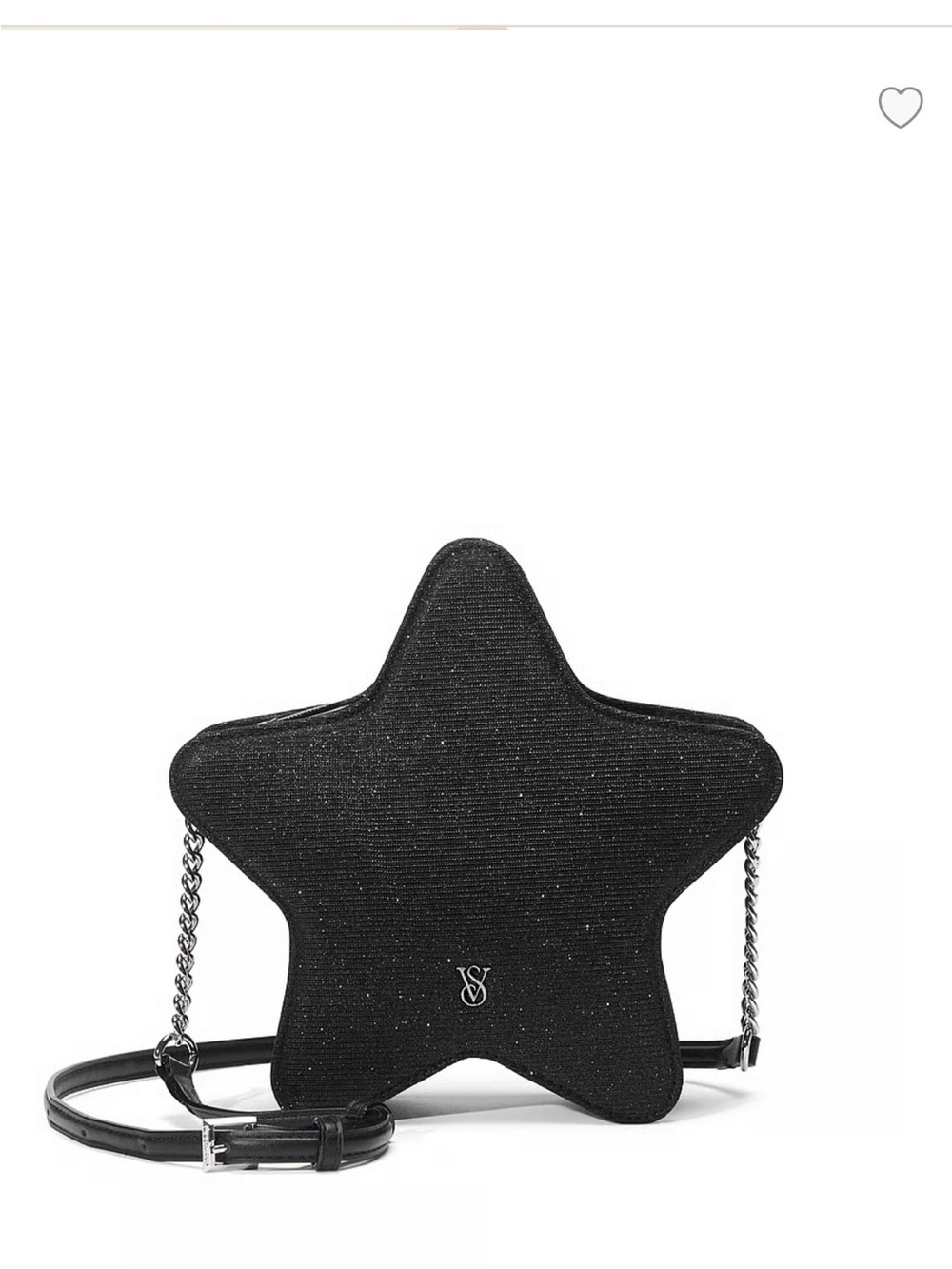 Victoria's Secret Black Star Crossbody Bag